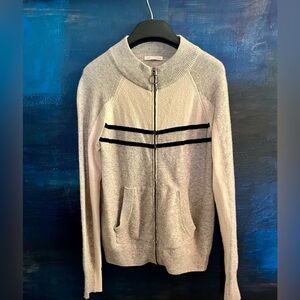 Minnie Rose 100% Cashmere Zipped  Cardigan